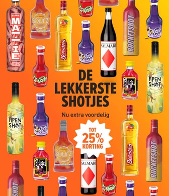 de lekkerste shotjes nu extra voordelig!